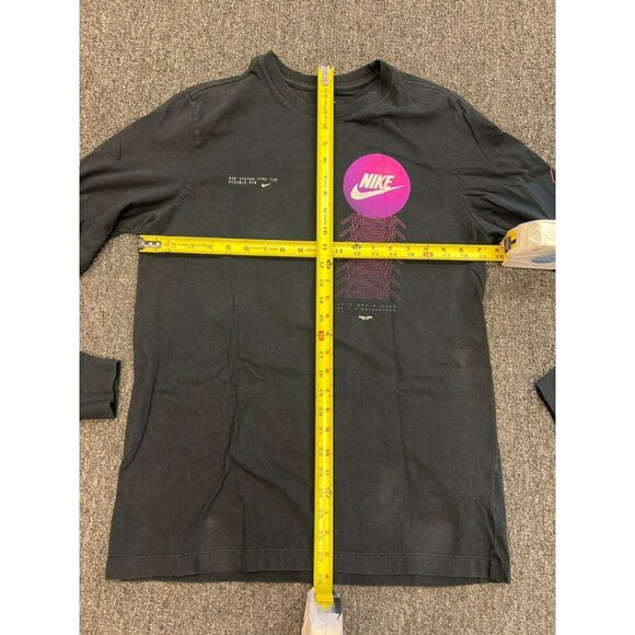 Nike Air Tee Mens Black It’s A Revolution Pure Cotton Crew Neck T Shirt Size M - Picture 8 of 16